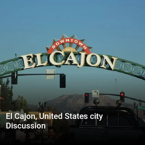 El Cajon, United States city Discussion