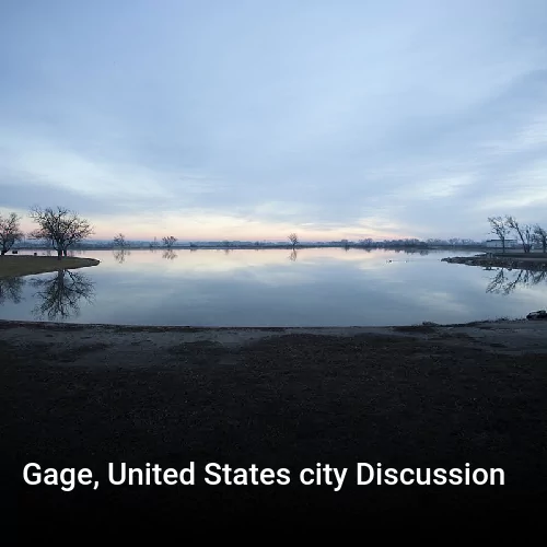 Gage, United States city Discussion
