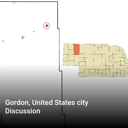 Gordon, United States city Discussion