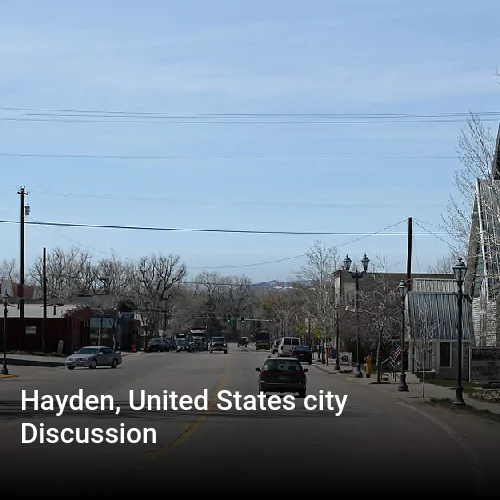 Hayden, United States city Discussion