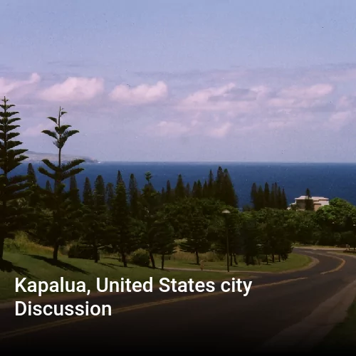 Kapalua, United States city Discussion