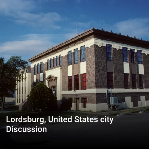 Lordsburg, United States city Discussion