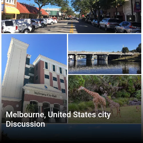 Melbourne, United States city Discussion