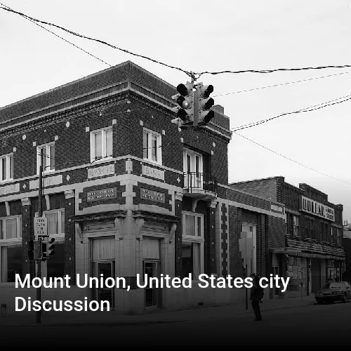 Mount Union, United States city Discussion