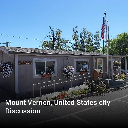 Mount Vernon, United States city Discussion