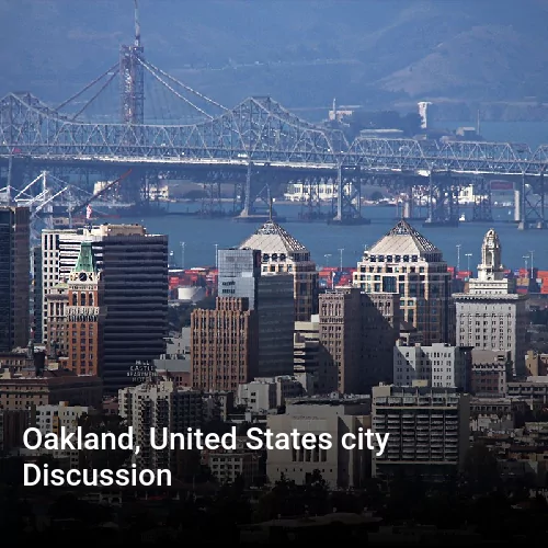 Oakland, United States city Discussion