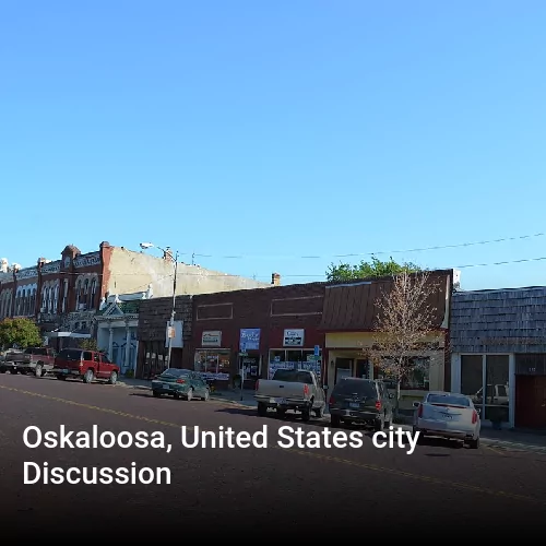 Oskaloosa, United States city Discussion