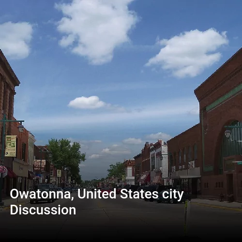 Owatonna, United States city Discussion