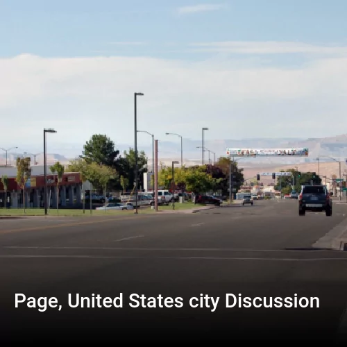 Page, United States city Discussion