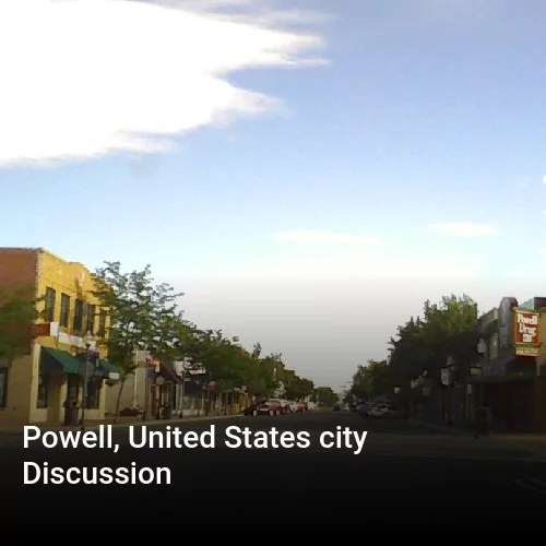 Powell, United States city Discussion