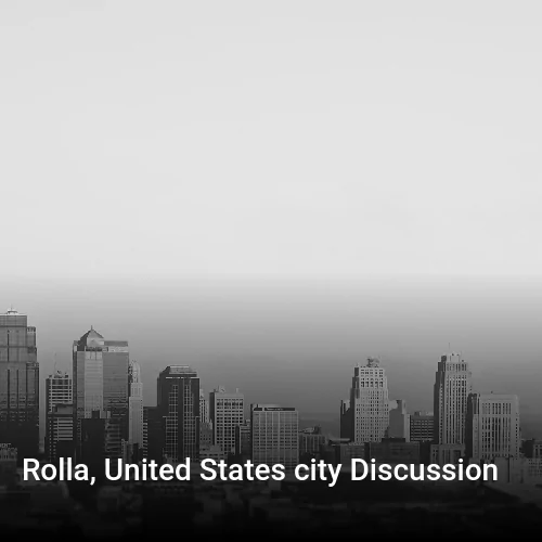 Rolla, United States city Discussion