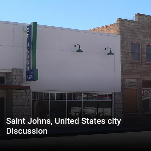 Saint Johns, United States city Discussion