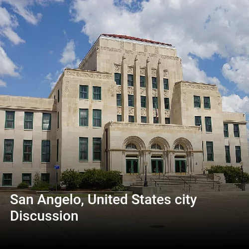 San Angelo, United States city Discussion