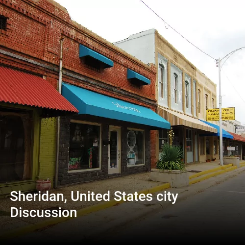 Sheridan, United States city Discussion