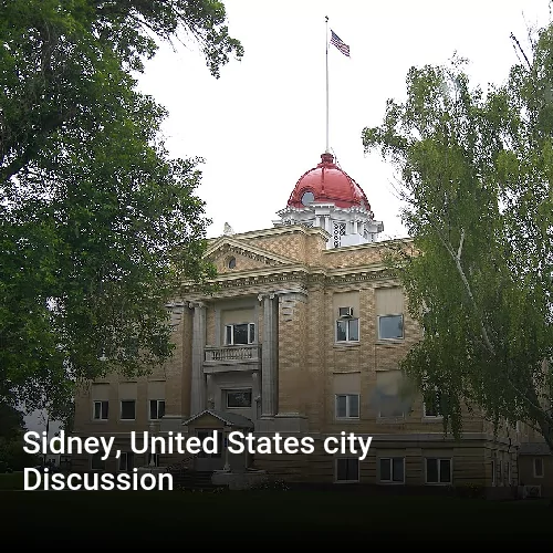 Sidney, United States city Discussion