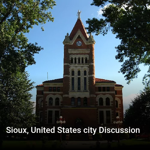 Sioux, United States city Discussion