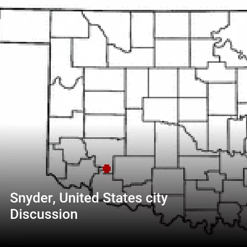 Snyder, United States city Discussion