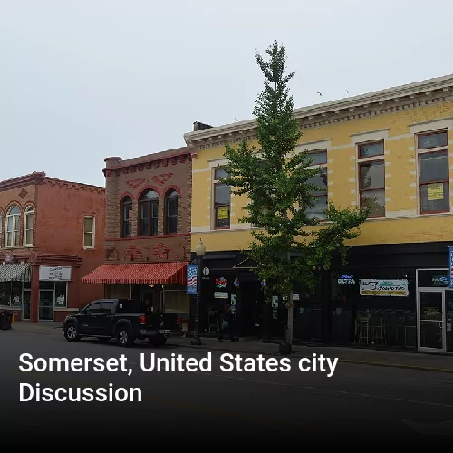 Somerset, United States city Discussion