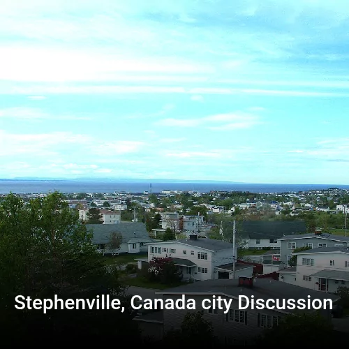Stephenville, Canada city Discussion