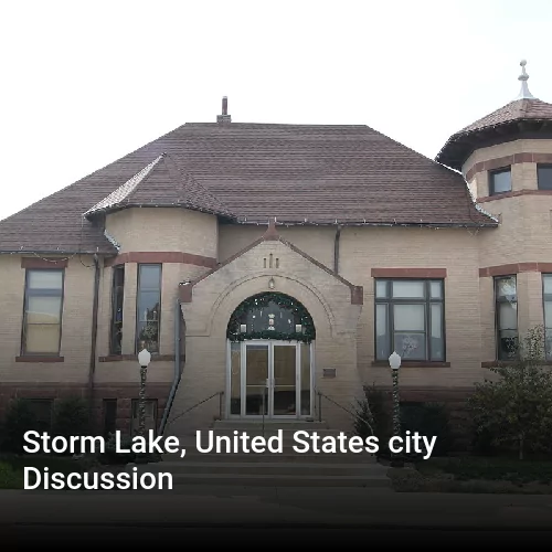 Storm Lake, United States city Discussion