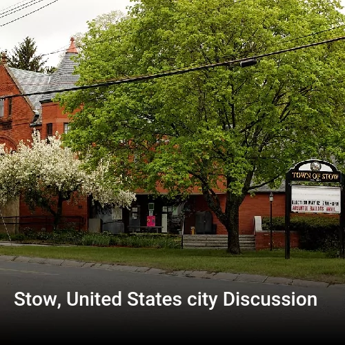 Stow, United States city Discussion