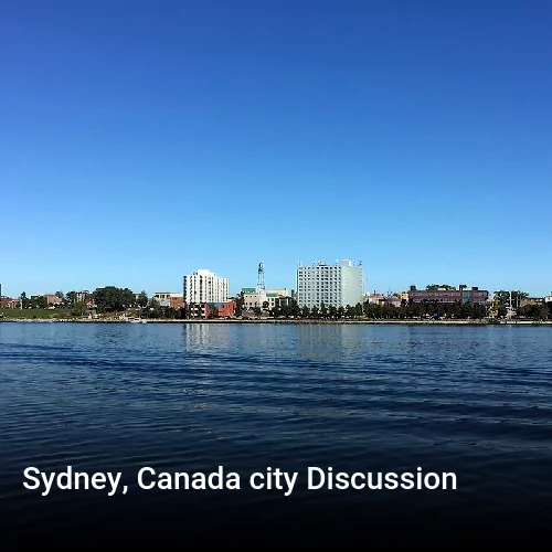 Sydney, Canada city Discussion