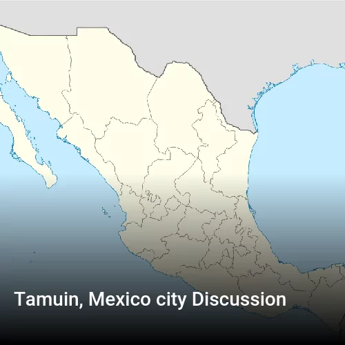 Tamuin, Mexico city Discussion