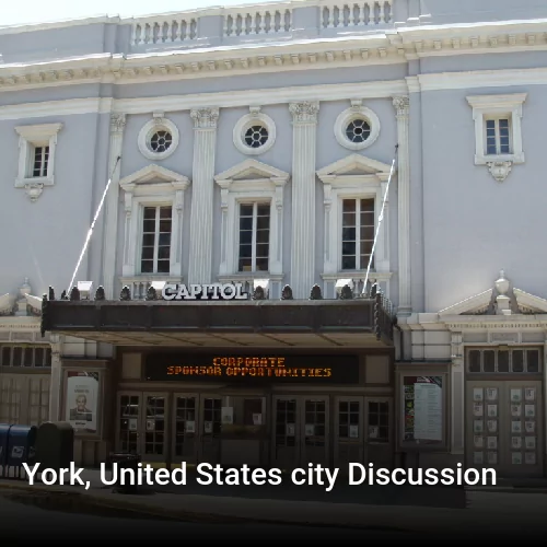 York, United States city Discussion