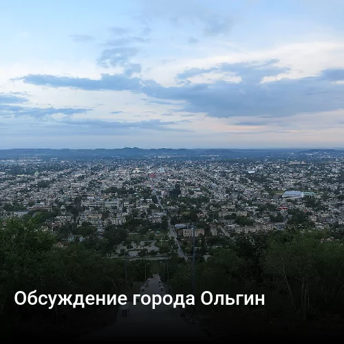 Обсуждение города Ольгин