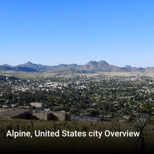 Alpine, United States city Overview