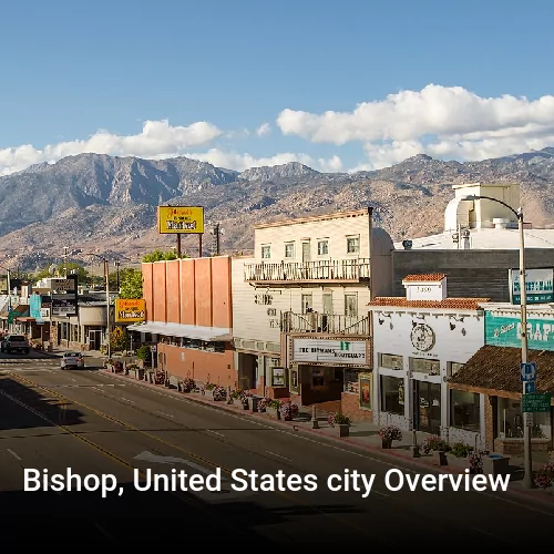 Bishop, United States city Overview