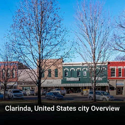 Clarinda, United States city Overview