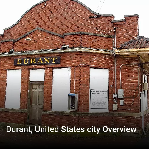 Durant, United States city Overview