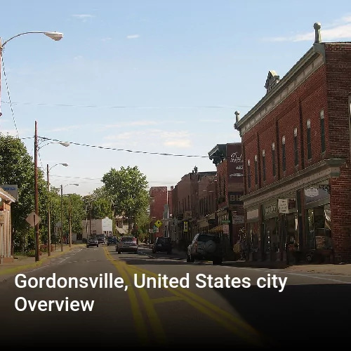 Gordonsville, United States city Overview