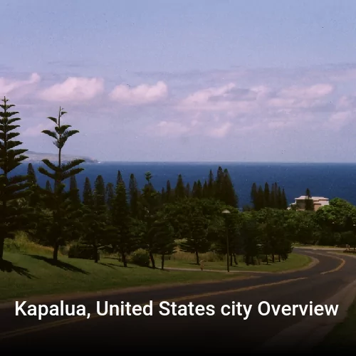 Kapalua, United States city Overview