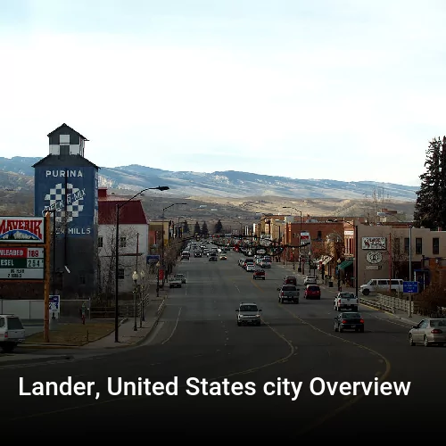 Lander, United States city Overview