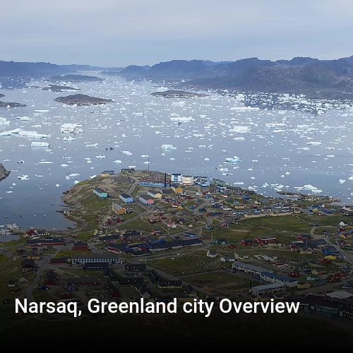 Narsaq, Greenland city Overview