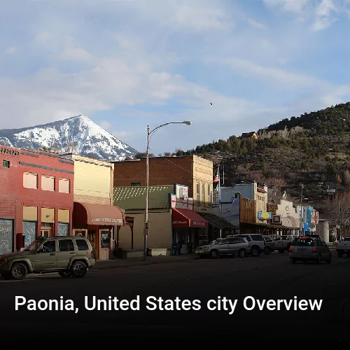 Paonia, United States city Overview