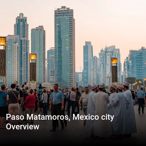 Paso Matamoros, Mexico city Overview