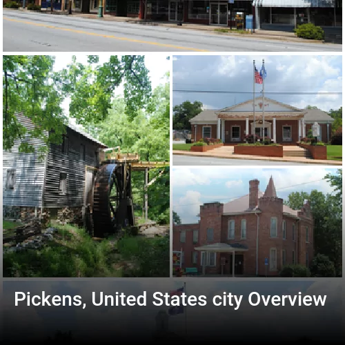 Pickens, United States city Overview