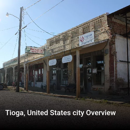 Tioga, United States city Overview