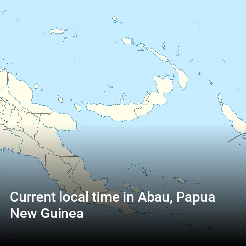 Current local time in Abau, Papua New Guinea