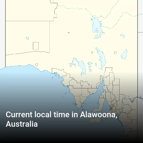 Current local time in Alawoona, Australia