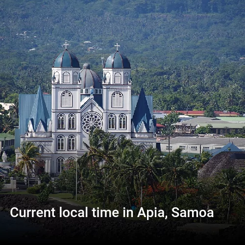 Current local time in Apia, Samoa