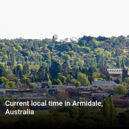 Current local time in Armidale, Australia