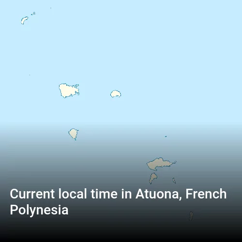 Current local time in Atuona, French Polynesia
