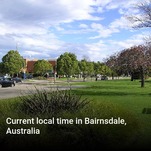 Current local time in Bairnsdale, Australia