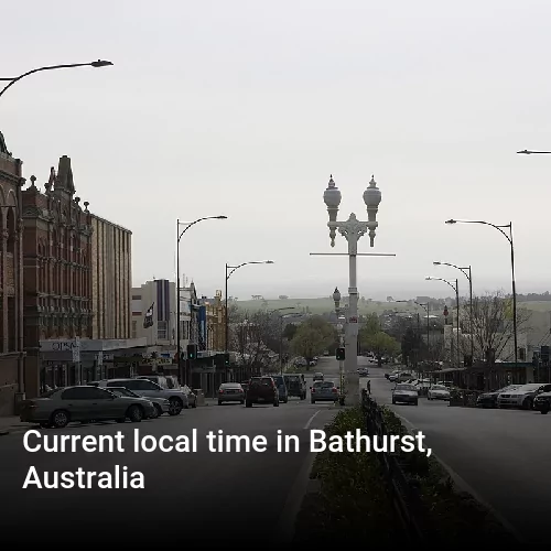 Current local time in Bathurst, Australia