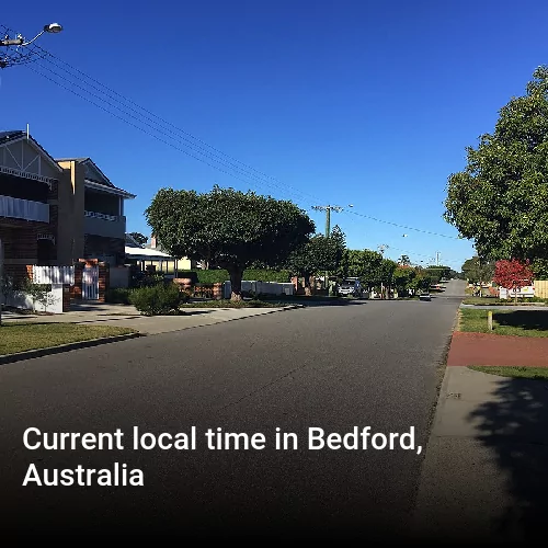 Current local time in Bedford, Australia
