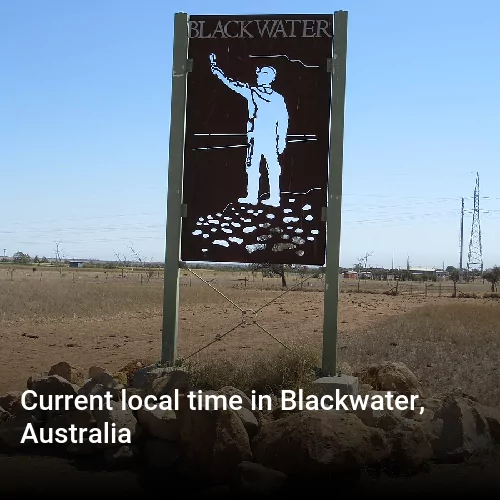 Current local time in Blackwater, Australia